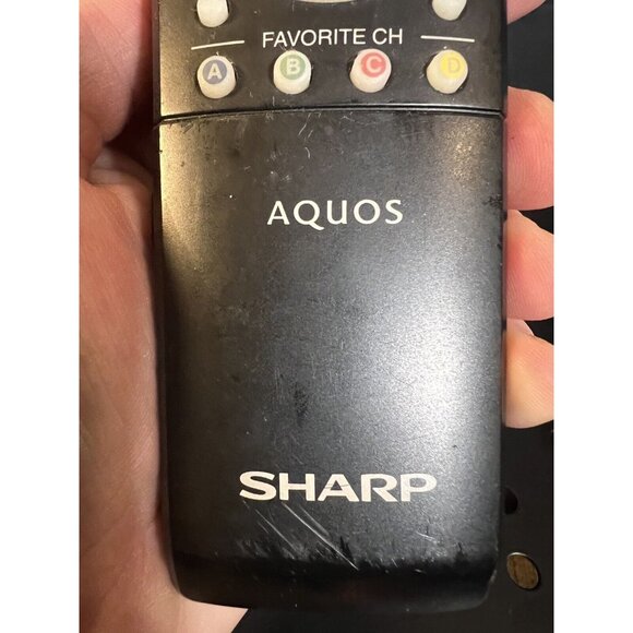 Sharp AQUOS GA600WJSA Black Wireless Remote Control For Sharp LC42HT3U/LC32HT3U - Picture 2 of 3